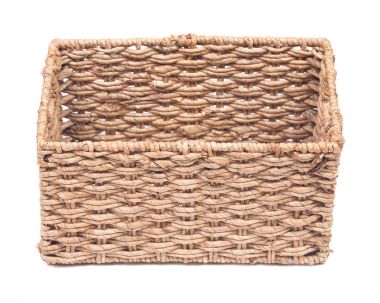 Vintage seagrass depolama sepeti