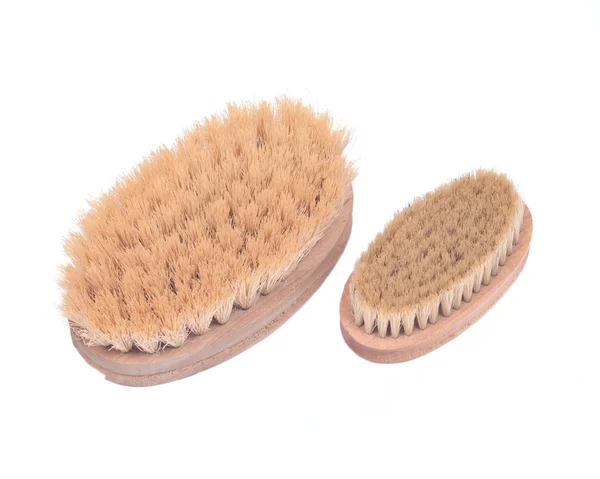 Natural tampico fiber body and face brushes — Stock Photo, Image