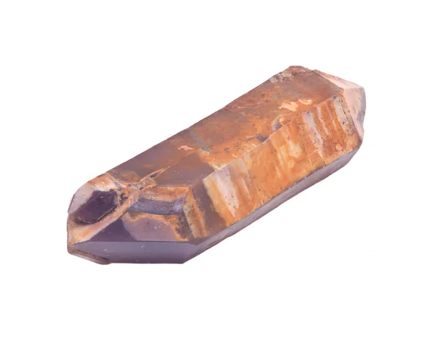 Large saturated double terminated lithium quartz point from Brazil — Stock Photo, Image