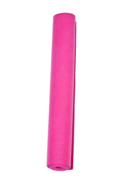 Roze schuim mat voor yoga en pilates — Stockfoto