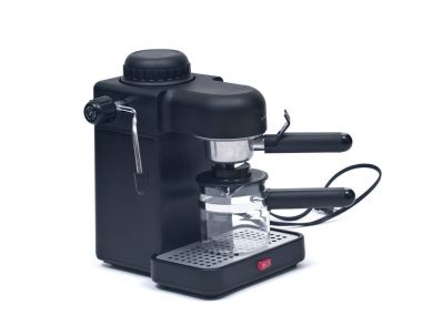 Siyah espresso makinesi