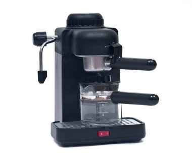 Siyah espresso makinesi