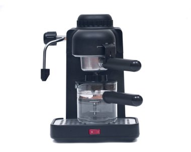 Siyah espresso makinesi