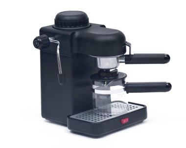 Siyah espresso makinesi