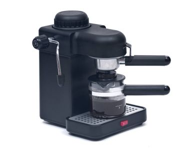 Siyah espresso makinesi