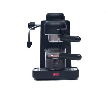 Siyah espresso makinesi