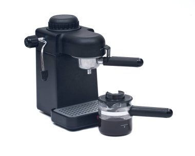 Siyah espresso makinesi