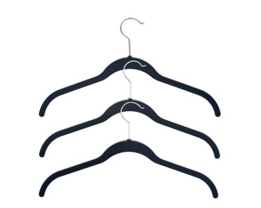 Vintage kumaş kaplı plastik askı