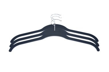 Vintage kumaş kaplı plastik askı