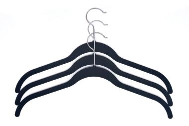 Vintage kumaş kaplı plastik askı