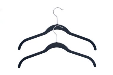 Vintage kumaş kaplı plastik askı