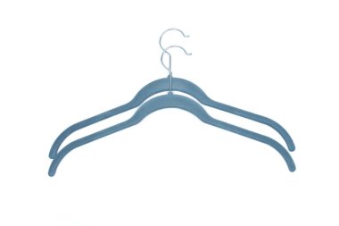 Vintage kumaş kaplı plastik askı