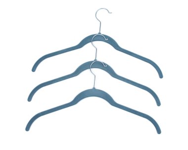 Vintage kumaş kaplı plastik askı