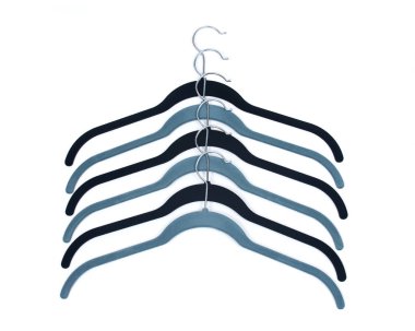 Vintage kumaş kaplı plastik askı