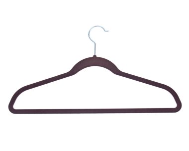 Vintage kumaş kaplı plastik askı