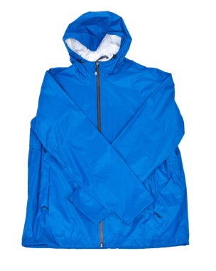 Erkekler yağmur ceket mavi