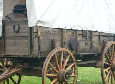 Vintage öncü vagon kapalı