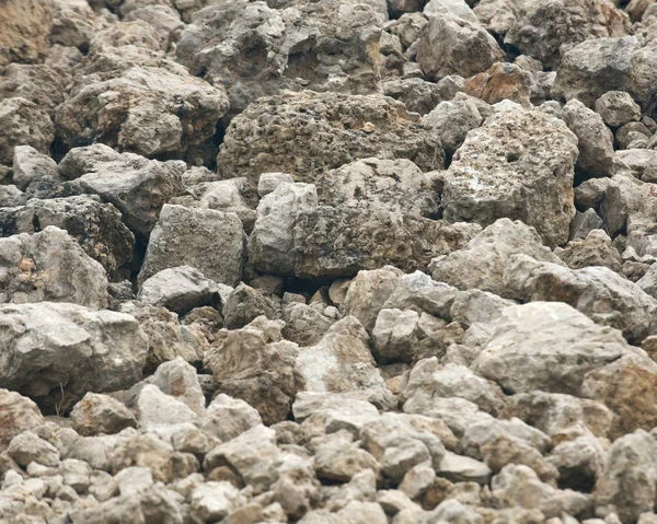 Natural carved stone wall