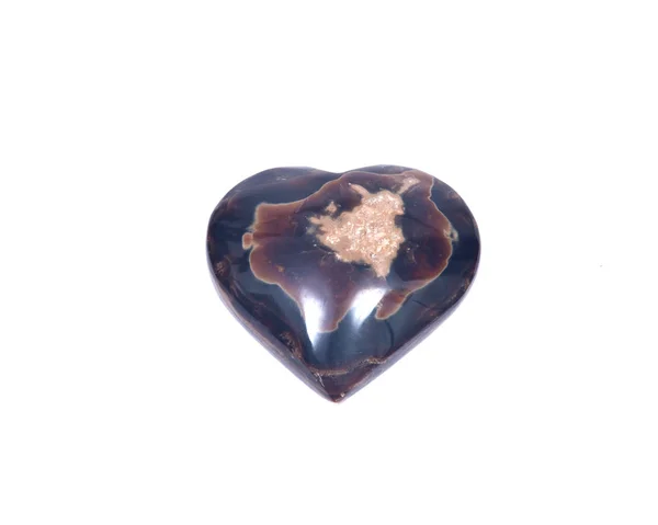 페루에서 광택된 aragonite 심장 — 스톡 사진