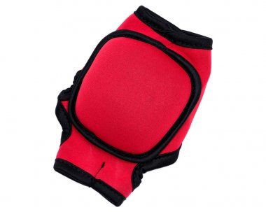 Beyaz arka plan üzerinde izole başparmak kilit tasarımı ile bir ağırlıklı lb eldiven