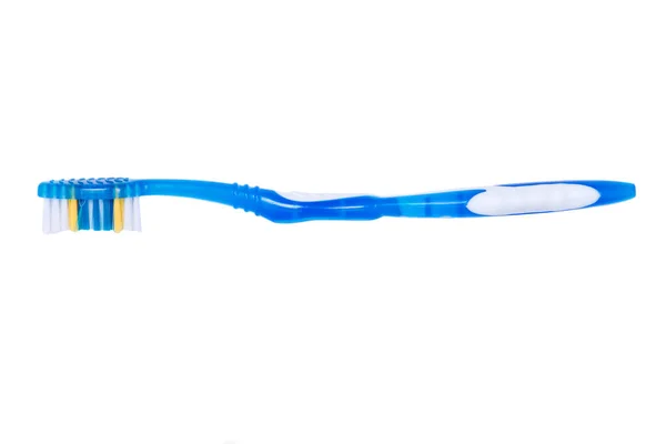 Colorful Plastic Toothbrush Isolated White Background — Stock Photo, Image