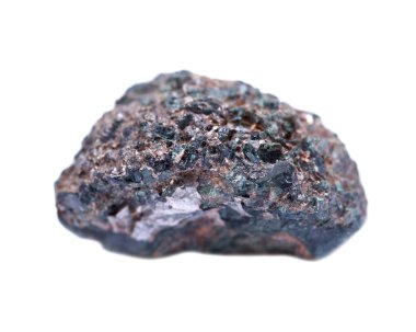 Beyaz arka plan üzerinde izole Tanzanya kristalize alexandrite