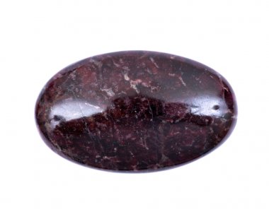  Nadir yüksek kaliteli eudialyte mineral palm taş Rusya'dan, beyaz arka plan üzerinde izole
