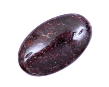  Nadir yüksek kaliteli eudialyte mineral palm taş Rusya'dan, beyaz arka plan üzerinde izole