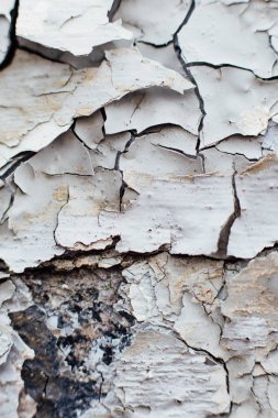 Yontma soyulması boya, beyaz dokusuna kadar yakın c ile kaplı