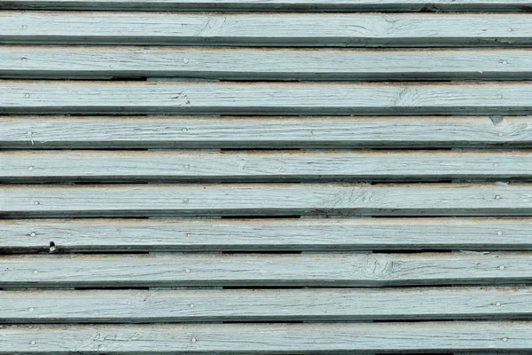 Struttura lamelle di legno blu, parete delle rotaie. Chiudi Chippe — Foto Stock