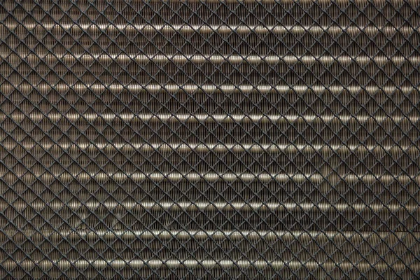 Texture des ailettes ventilateur échangeur de chaleur unité de climatisation, fil — Photo