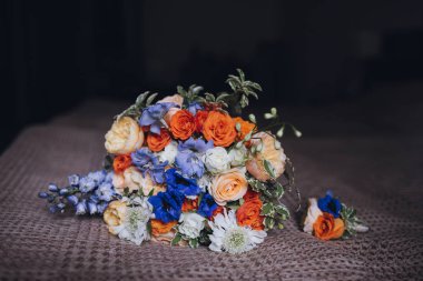 güzel düğün gelin buketi.