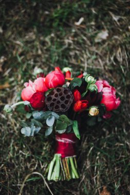 güzel düğün gelin buketi.
