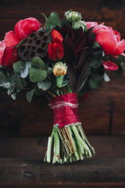 güzel düğün gelin buketi.