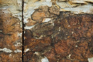 Arka plan üzerinde Taş dokusu. Ayrıntılı renkli taş doku.