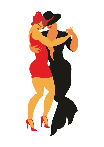 Der argentinische tango — Stockvektor