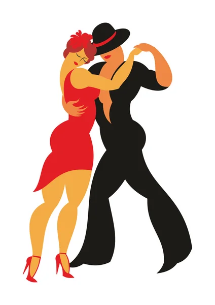 Der argentinische Tango — Stockvektor