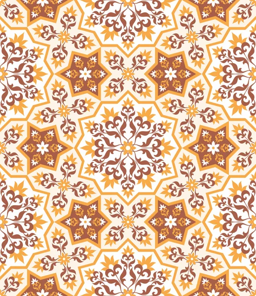 Modèle sans couture arabe — Image vectorielle