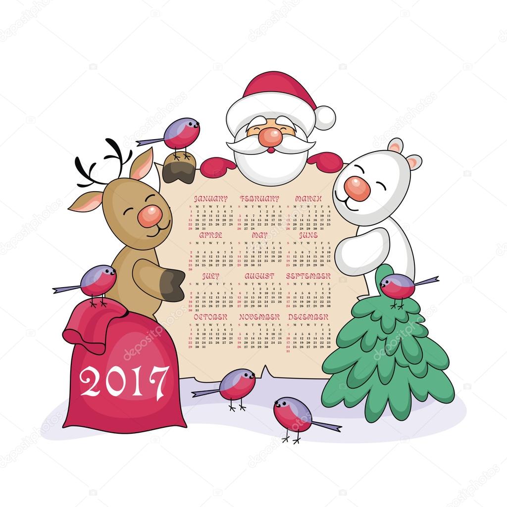  christmas calendar 2017