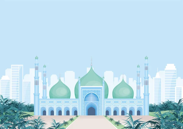 Mešita města — Stockový vektor