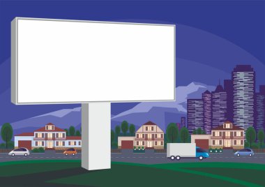 büyük kentin eteklerinde