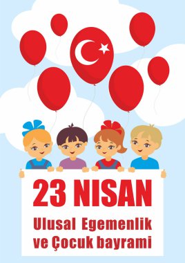 Çocuk günü kartı