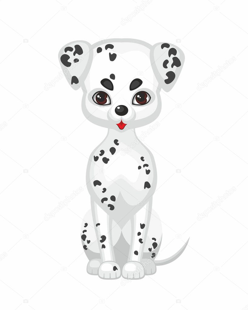 cute dog dalmatian