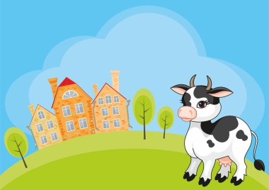 komik inek arka plan