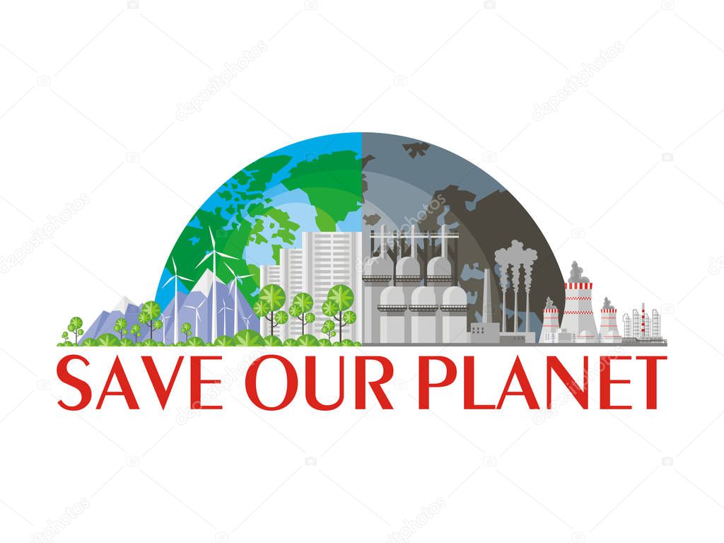save our planet banner