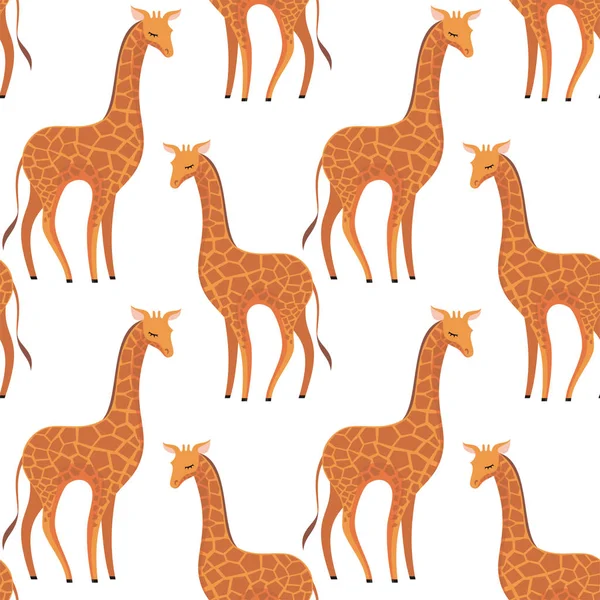 Vzorek se žirafy — Stockový vektor