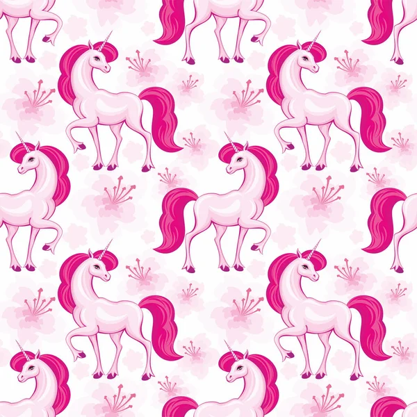 Pembe tek boynuzlu at desen