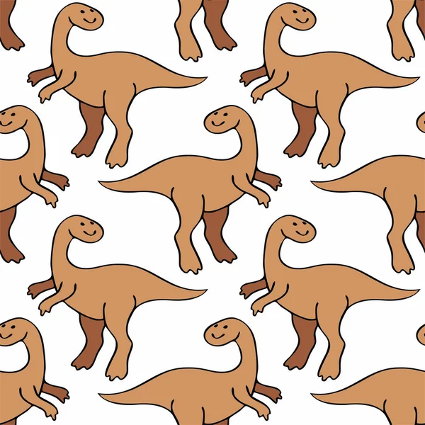 Legrační dinosauři vzor — Stockový vektor