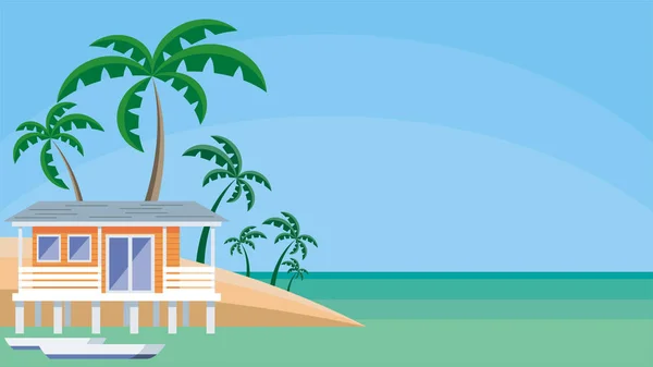 La cabane à l'eau — Image vectorielle
