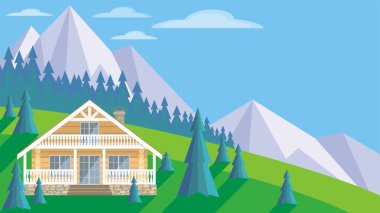  günlük ev dağlarda